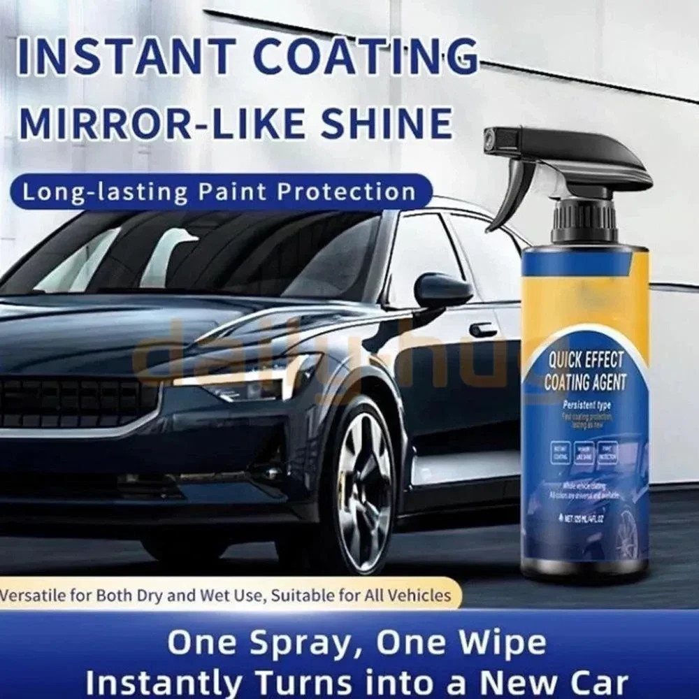 Car Quick Coating Spray, 2-Pack, Advanced Paint Protection, Vehicle Detailing Sh