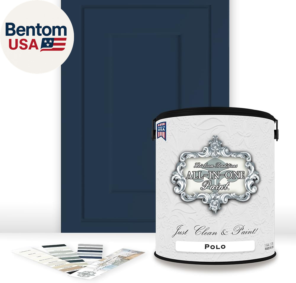 ALL-IN-ONE Paint by Heirloom Traditions, Polo (Dark Navy), Gallon – Durable Cabi