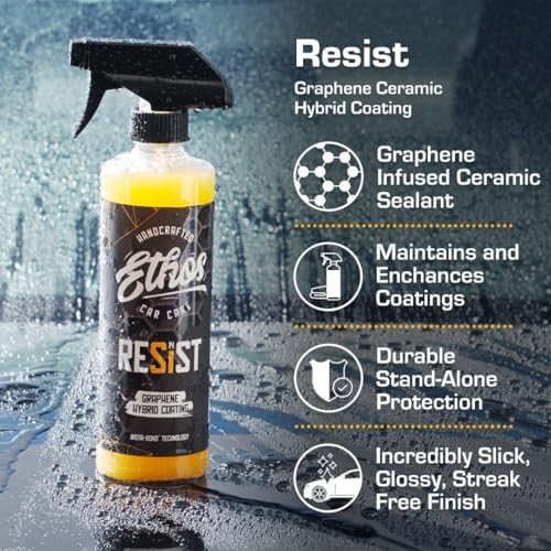 Ethos RESIST Graphene Spray Coating for Cars – Graphene Ceramic Coating 16oz