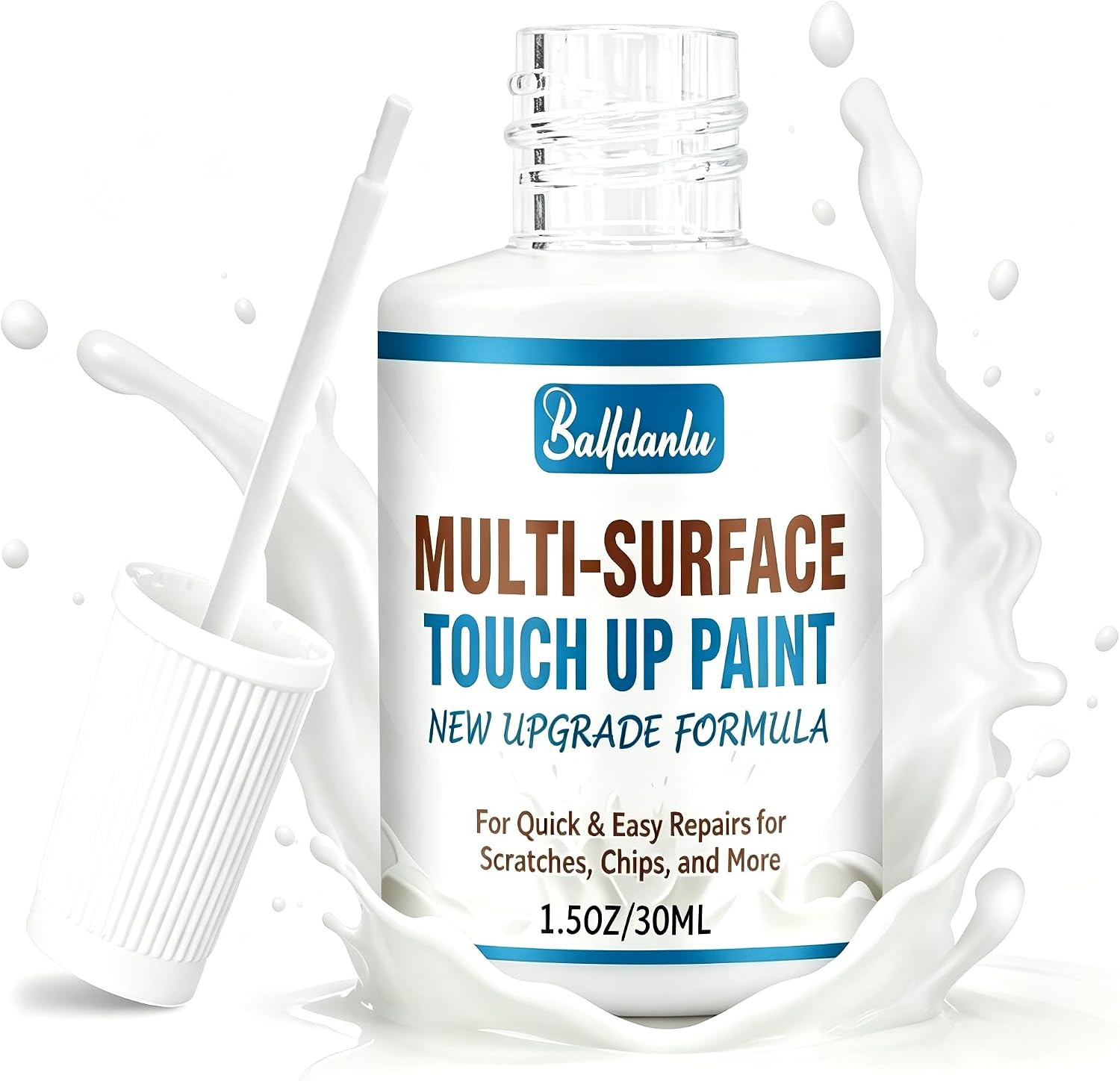 White Touch up Paint, Furniture Cabinets Wall Paintpen, Multi-Surface Touch up P