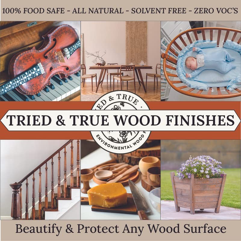 Varnish Oil – Quart – All-Purpose All-Natural Finish for Wood, Food Safe, Solven