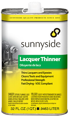Sunnyside 47732 Lacquer Thinner, 1-Qt. – Quantity 12