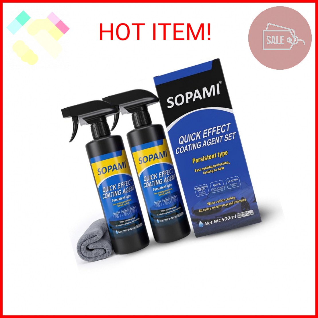 Sopami Ceramic Paint Sealant, Ceramic Coating Maximum Gloss & Shine ceramic wax,