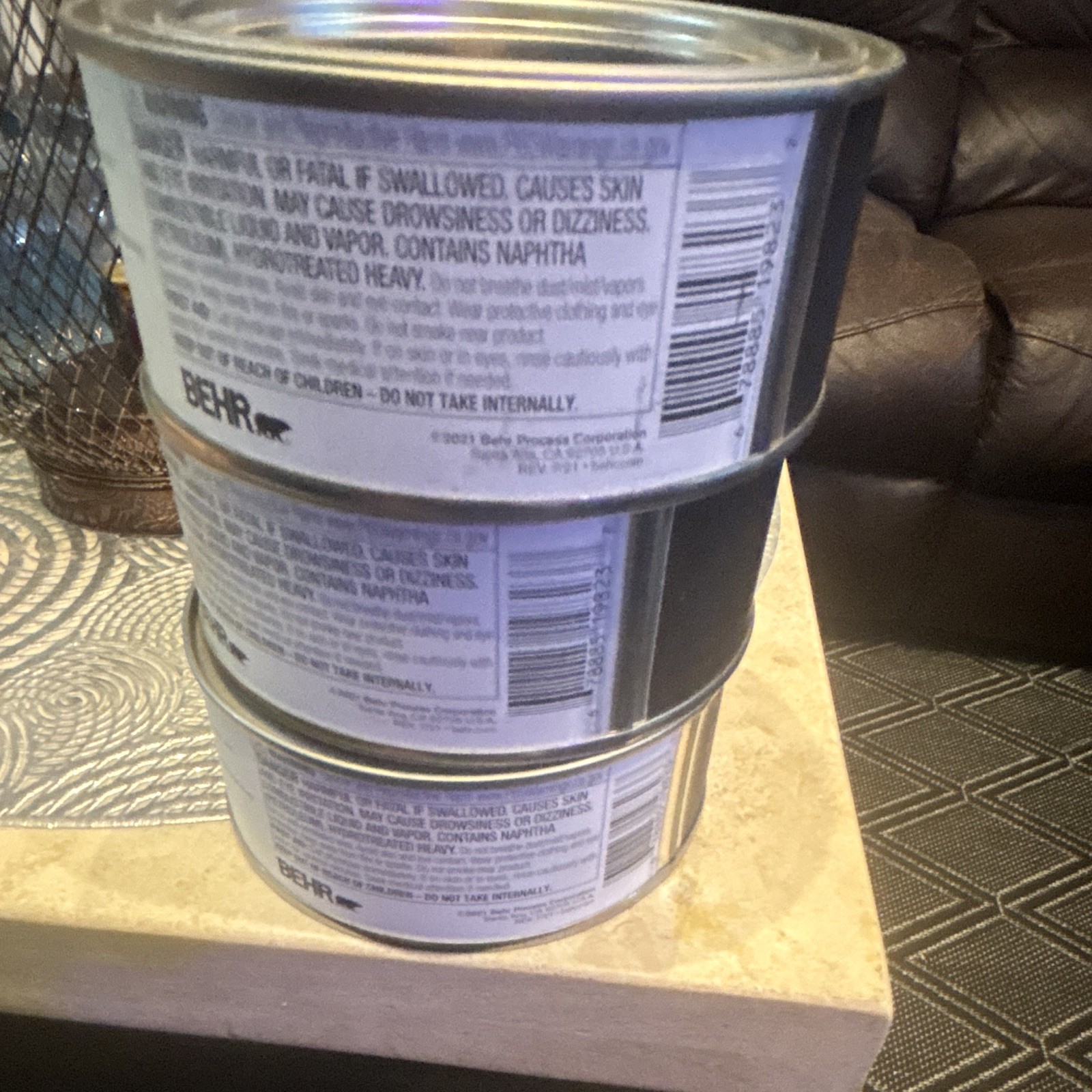 BEHR Decorative Wax Clear Matte Paste 8 oz (3 Pack) Dries Clear 7140