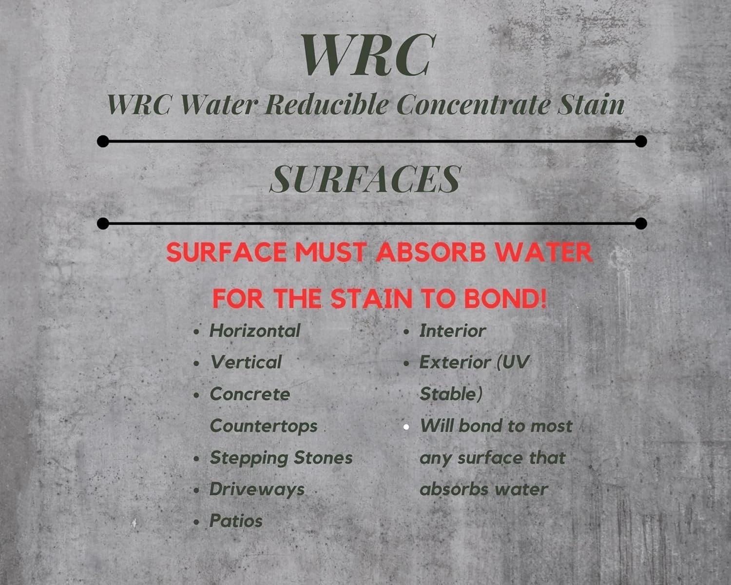 Durable Concrete Stain Mocha 32oz – Semi-Transparent Finish, Easy Application