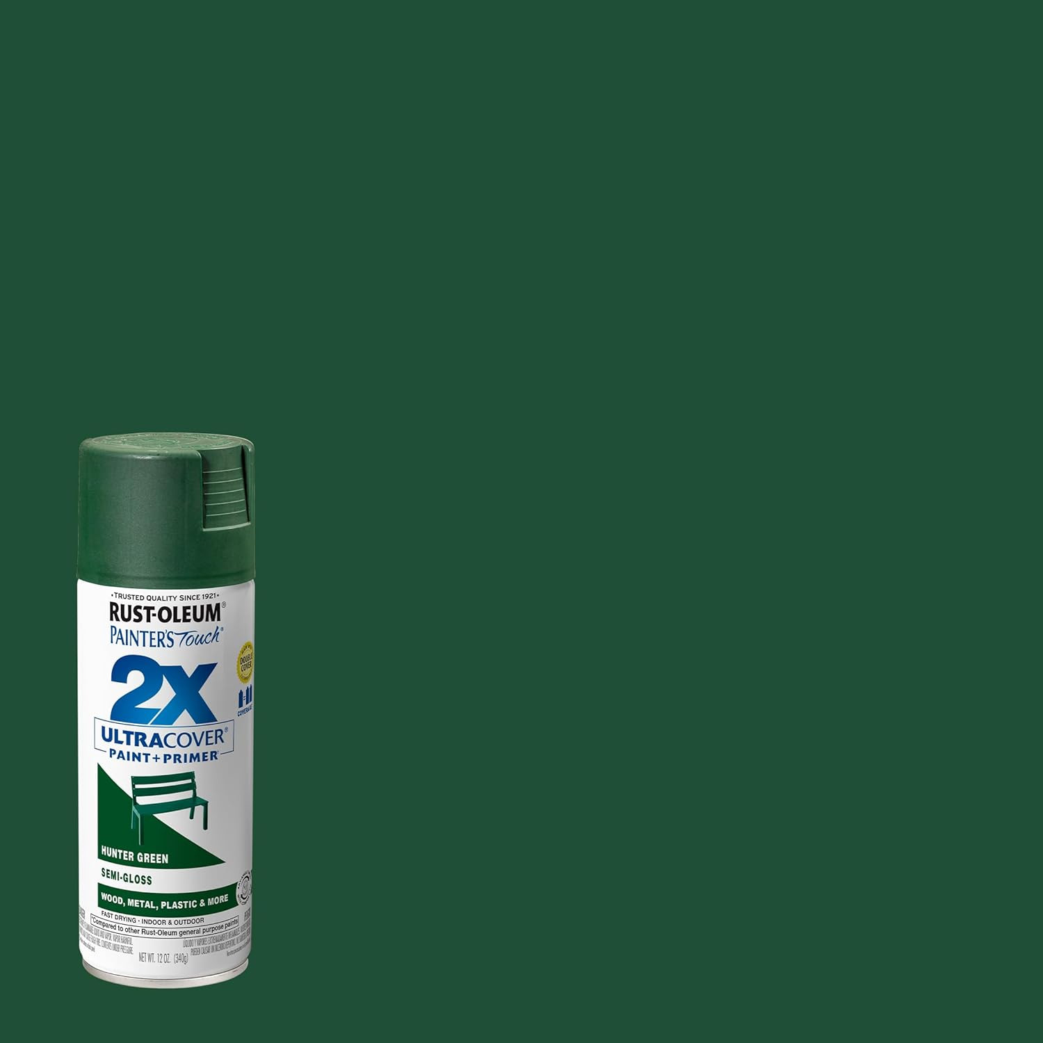 249853-6PK Painter’S Touch 2X Ultra Cover Spray Paint, 12 Oz, Semi-Gloss Hunter