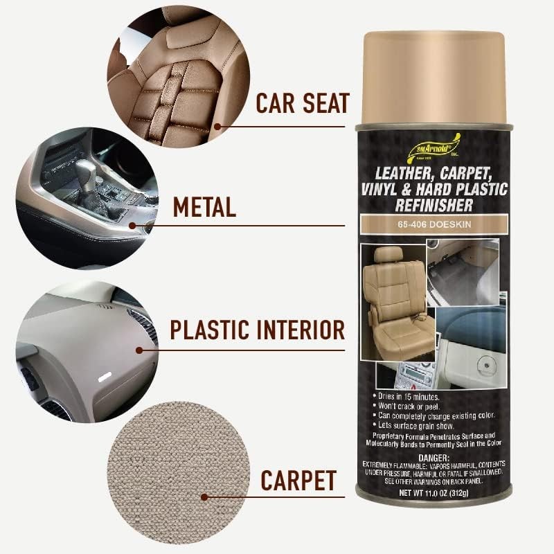 S.M. Arnold Refinishing Spray Paint – DOESKIN 11 Oz. – For Leather, Carpet, Viny