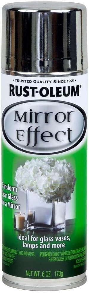 Rust-Oleum 267727 Specialty Mirror Spray, 6-Ounce, Silver