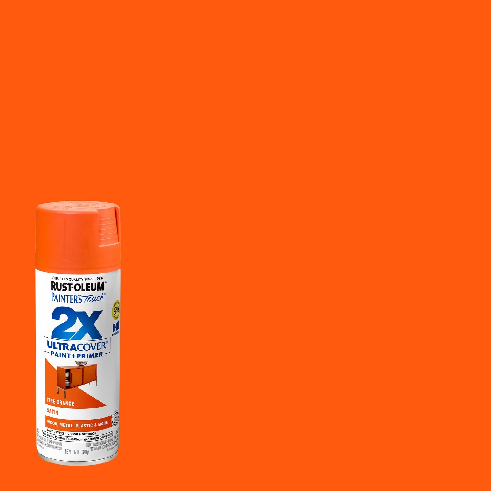 Rust-Oleum 263149-6PK Painter’s Touch 2X Ultra Cover Spray Paint, 12 oz, Sati…