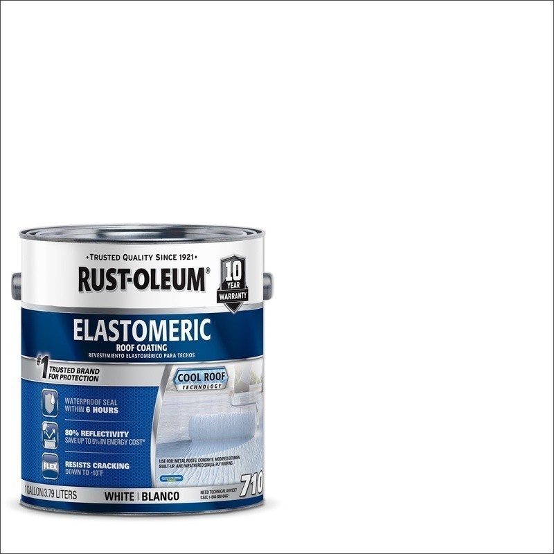 Elastomeric Roof Coating Waterproof Weather Resistant 7 Year Performance New