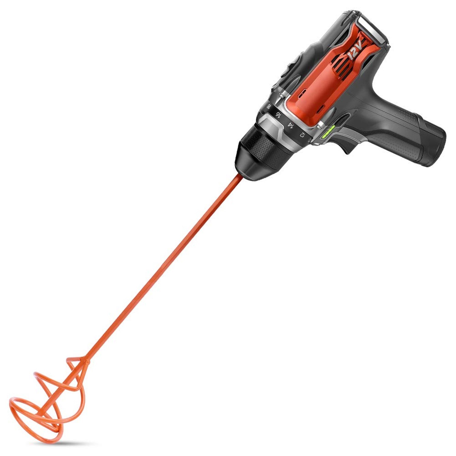 Paint & Mortar Mixer| 16″ L,3″ Dia Compound,Sealer,Grout,Thinset,Plaster,Mud,…