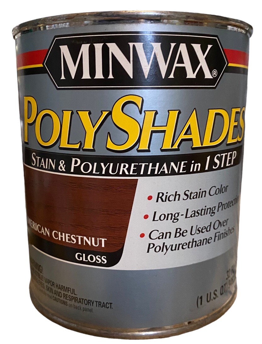 Minwax PolyShades Stain & Polyurethane American Chestnut Gloss Quart