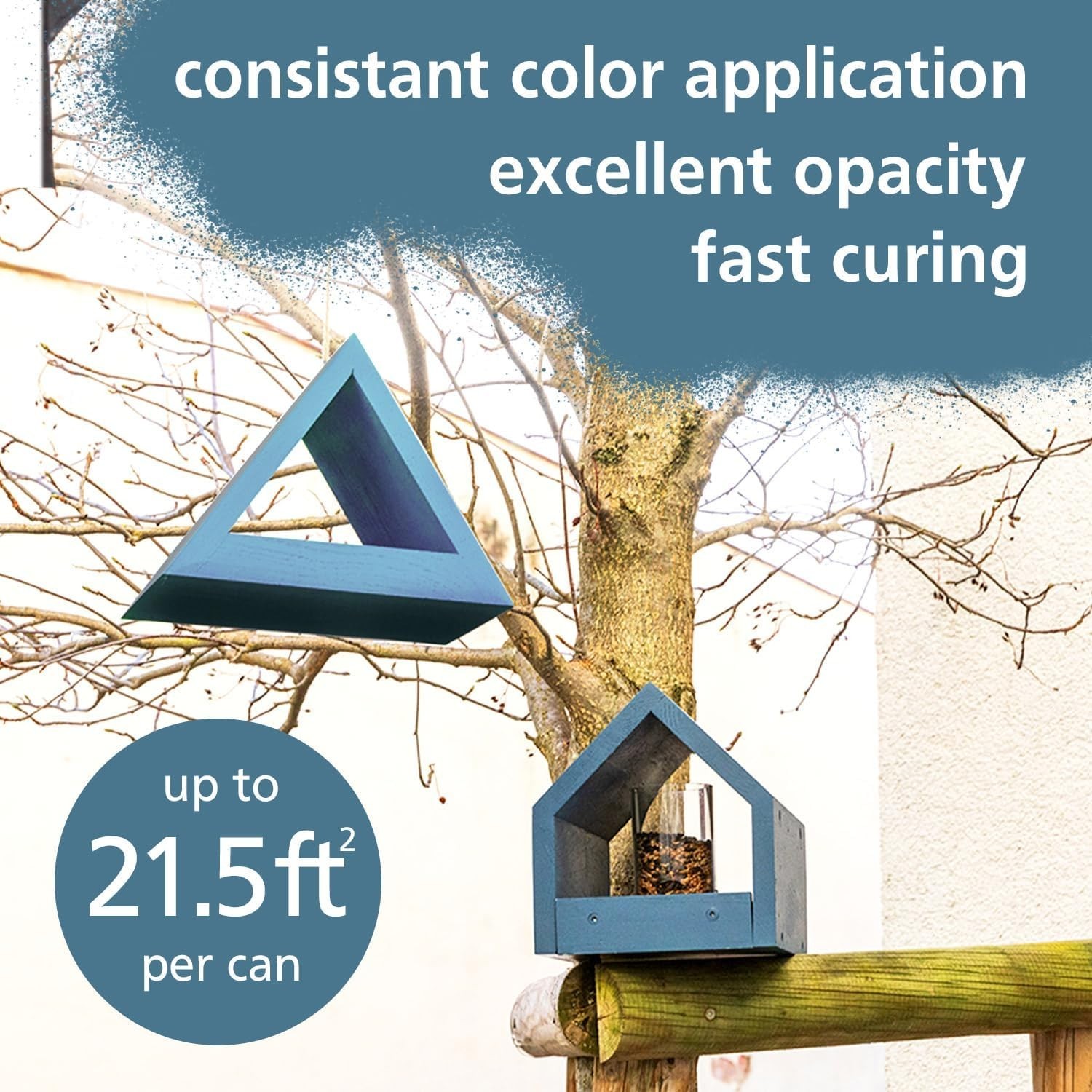 Versatile Baby Blue Water-Based Spray Paint: Fast Drying, High Coverage for DIY