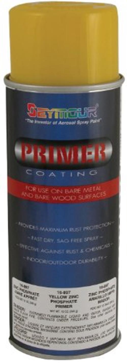 Seymour 16-897 Primer, Yellow Zinc Phosphate 12 Ounce (Pack Assorted Colors