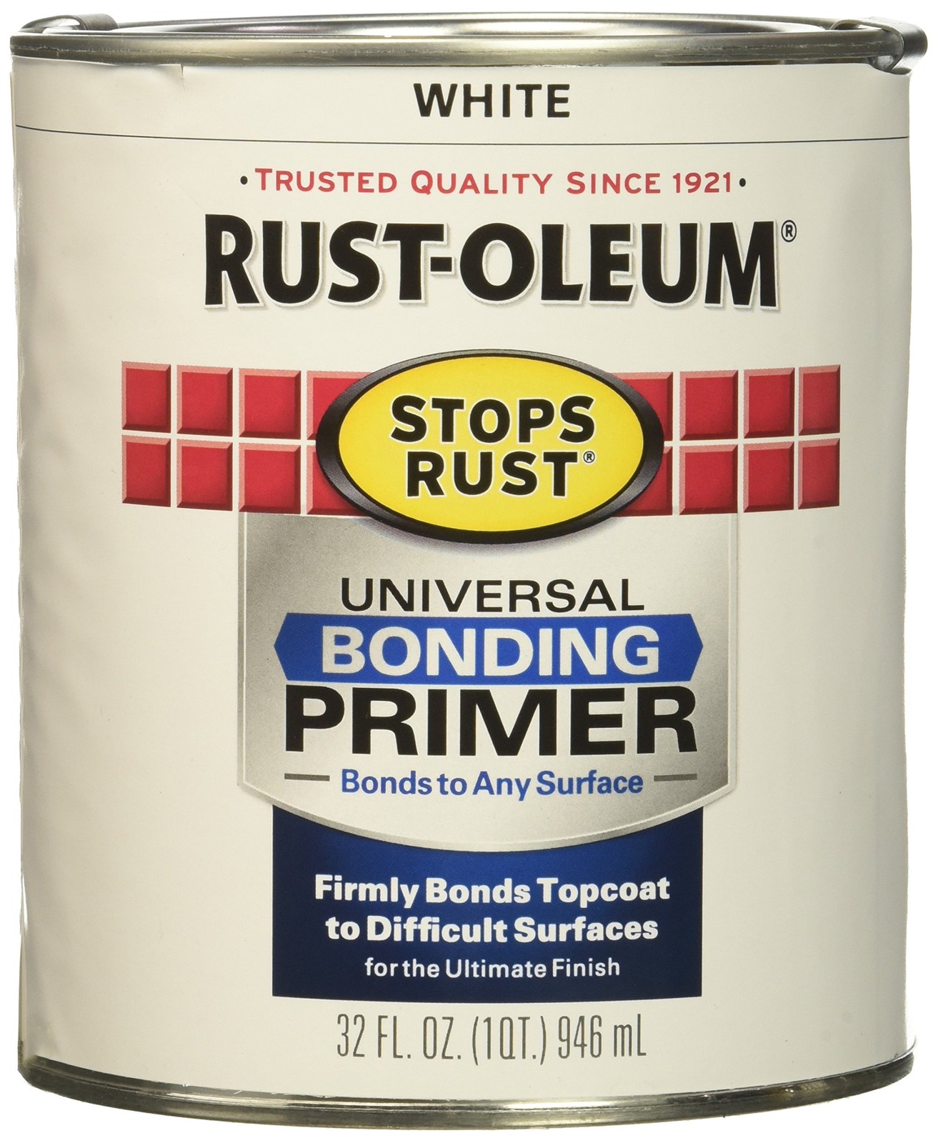 Rust-oleum White Paint 32 Fl Oz Smooth Rust Resistant Finish 3.7 Lb