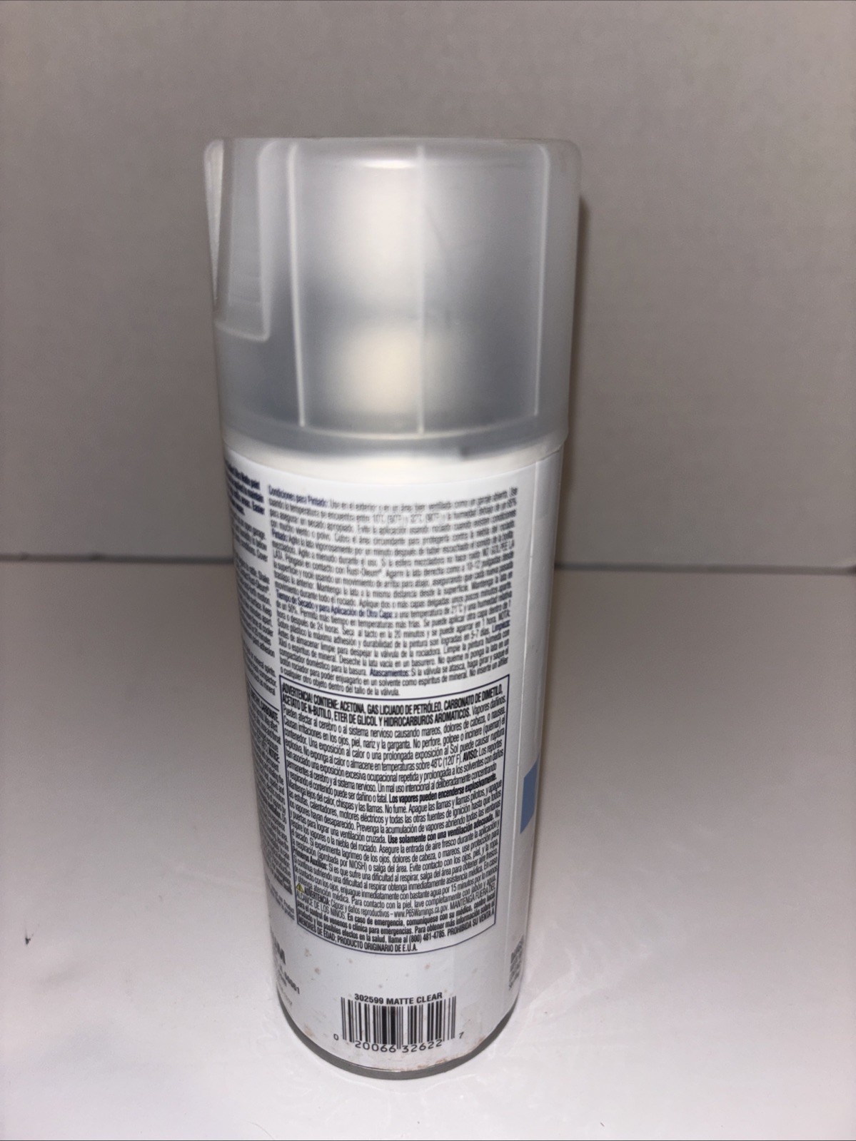 Rust-Oleum Chalked Matte Clear Spray Paint 11 oz protective topcoat