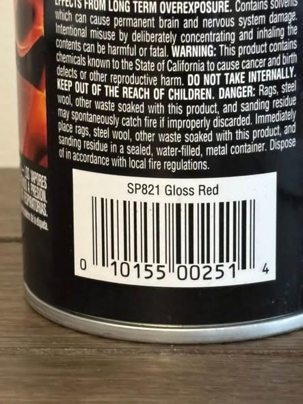 VHT High Temperature Plastic Spray Paint 11oz GL Red Fast Dry Automotive Paint