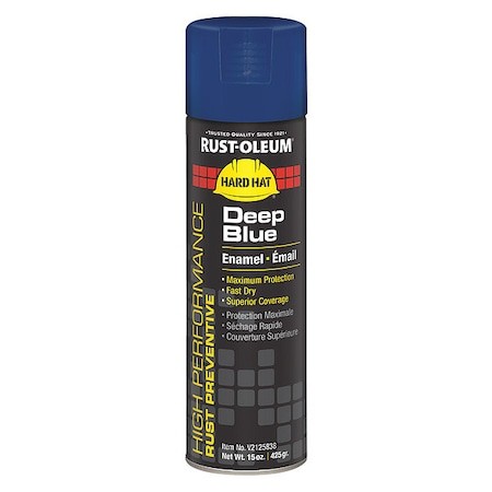 Rust-Oleum V2125838 Rust Preventative Spray Paint, Deep Blue, Gloss, Solvent,