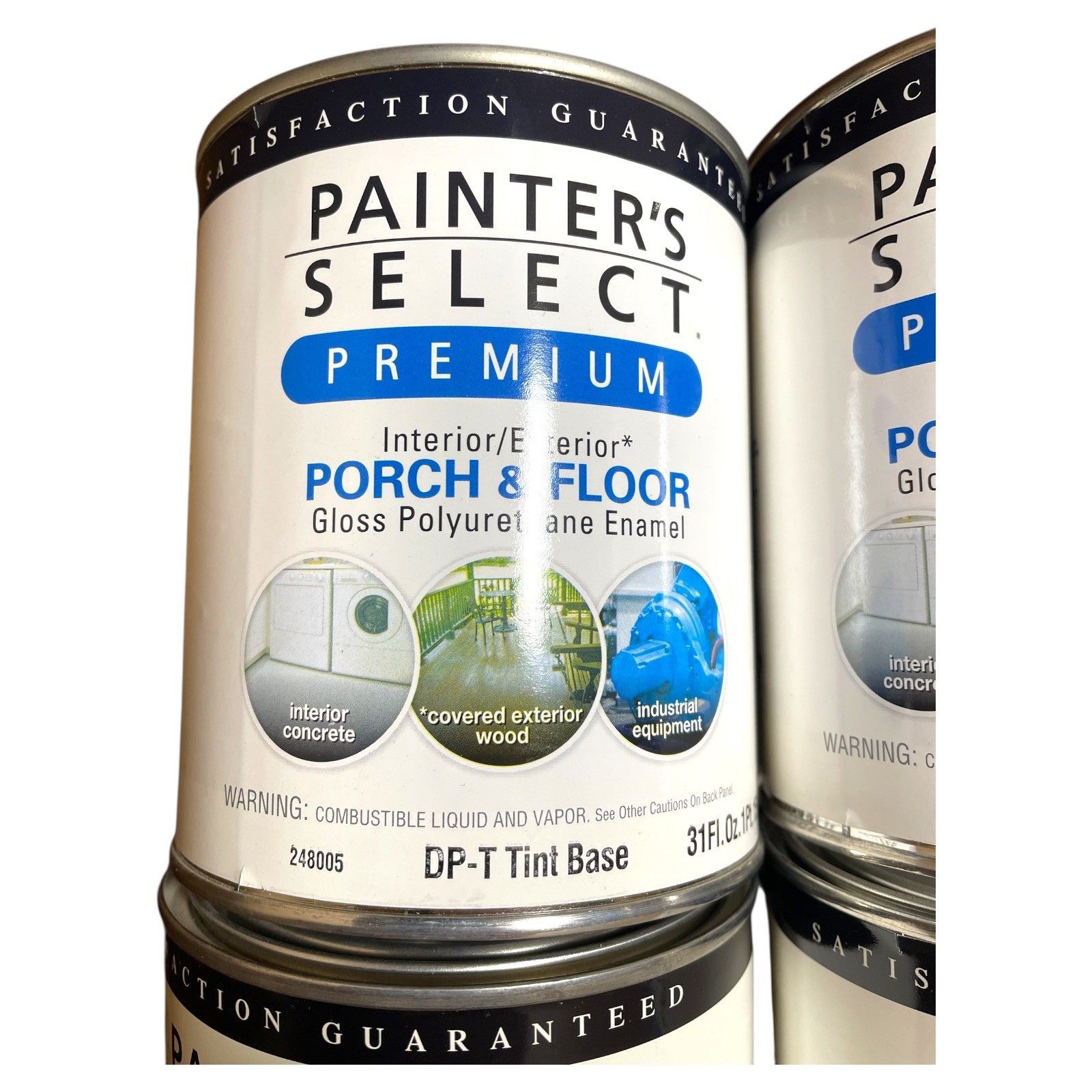 Painters Select Premium Porch & Floor Gloss Polyurethane Enamel Paint – 14 Quart