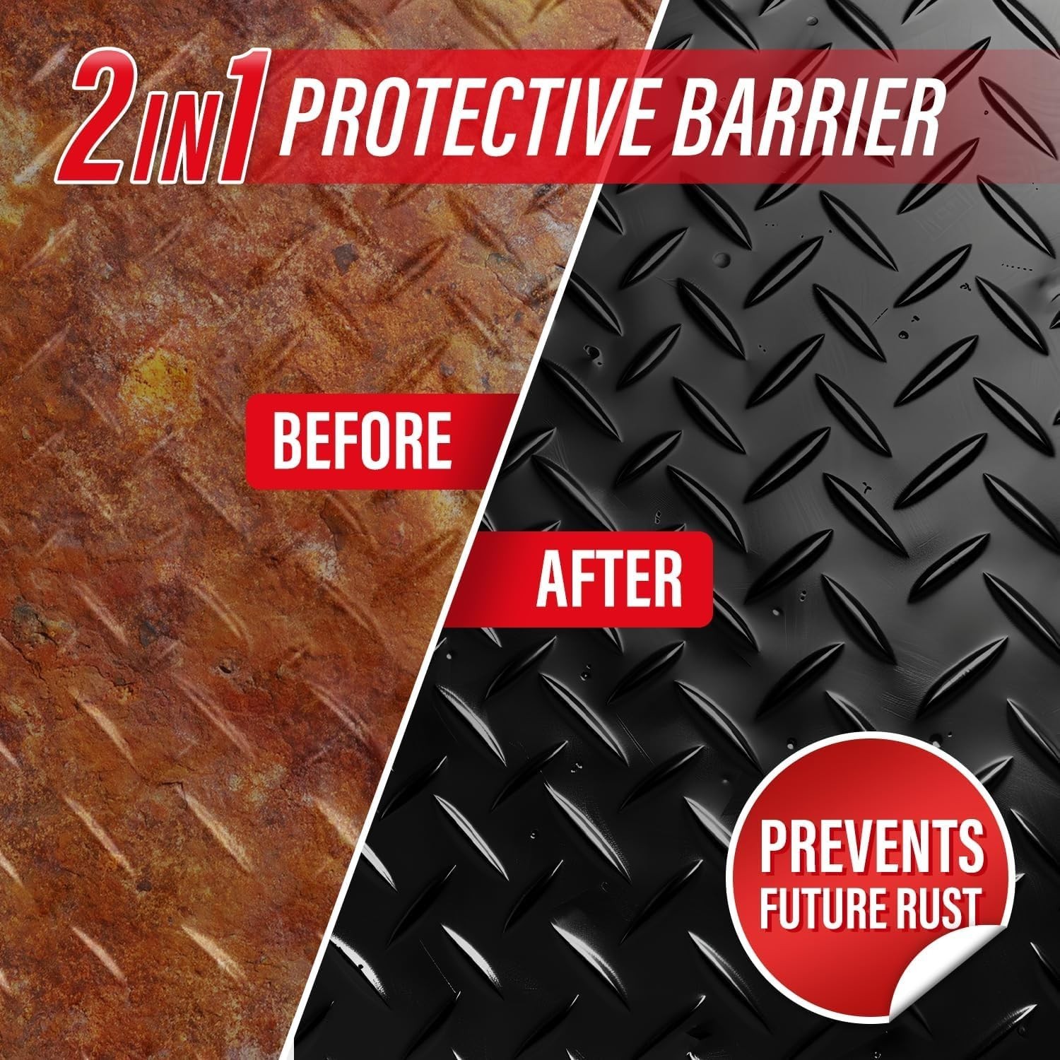 Oil-Based 2-in-1 Rust Primer & Converter – 35 oz Metal Restoration Paint