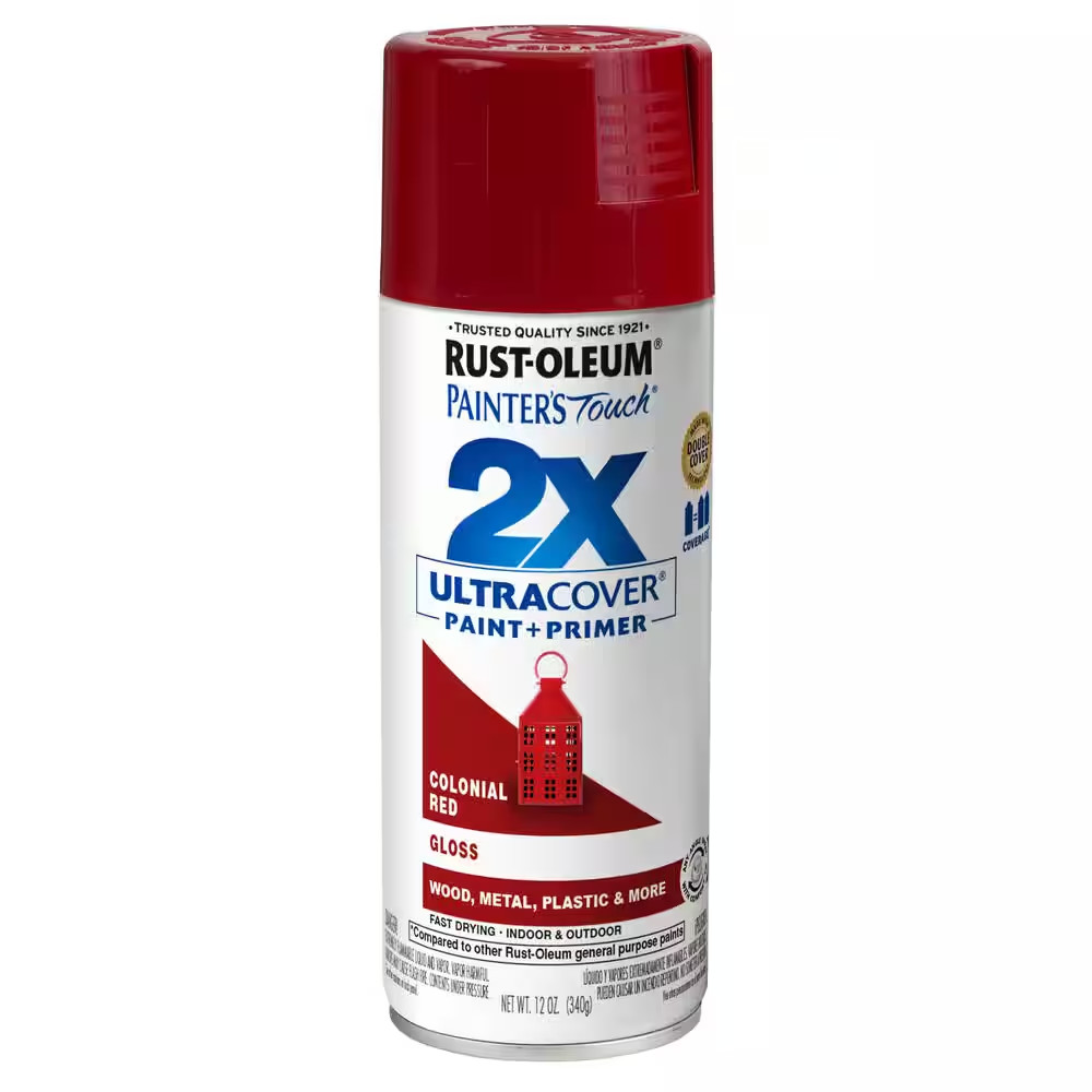12 Oz. Gloss Colonial Red General Purpose Spray Paint