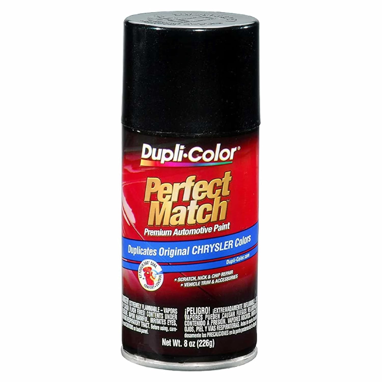 Brilliant Black Pearl Car Paint 8 oz Chrysler Style Perfect Match Paint