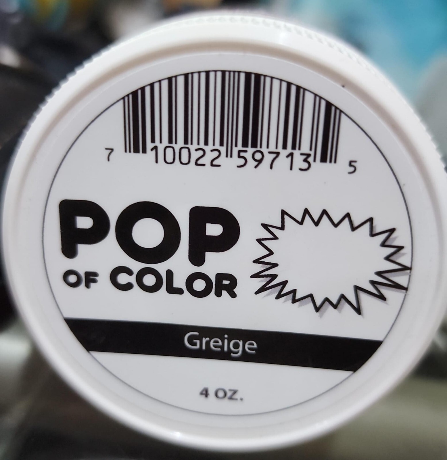 SHOCK PAINT REFINISHING PAINT ~ POP OF COLOR GREIGE 4 oz.