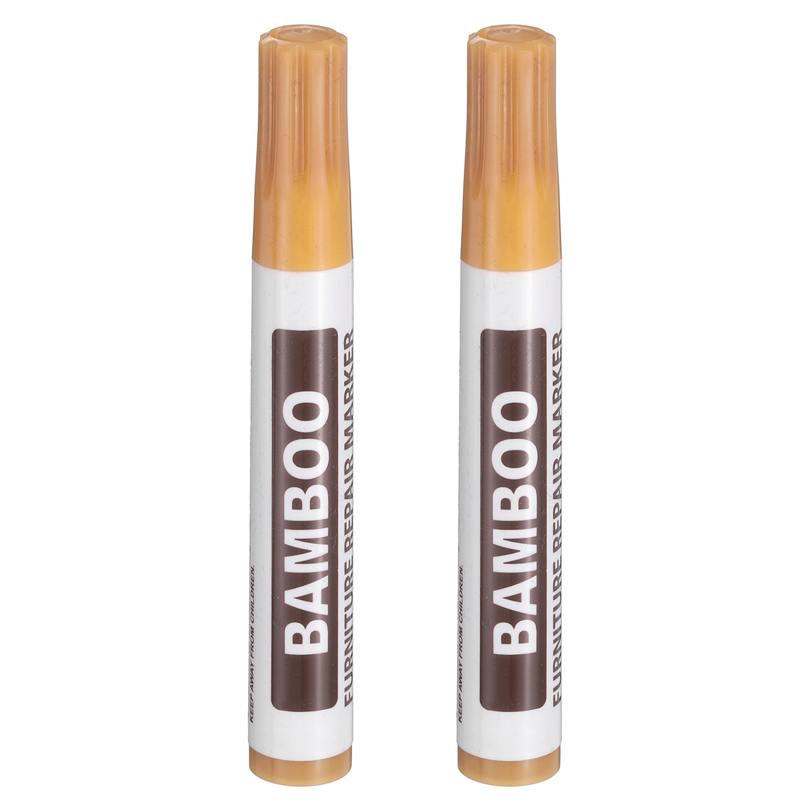 Furniture Repair Wood Marker, 2 Pcs Bamboo Touch Up Filler Sticks