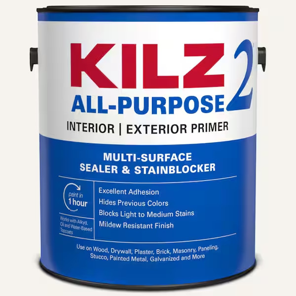 KILZ 2 All Purpose Multi-Surface Primer Sealer White Interior/Exterior Gal