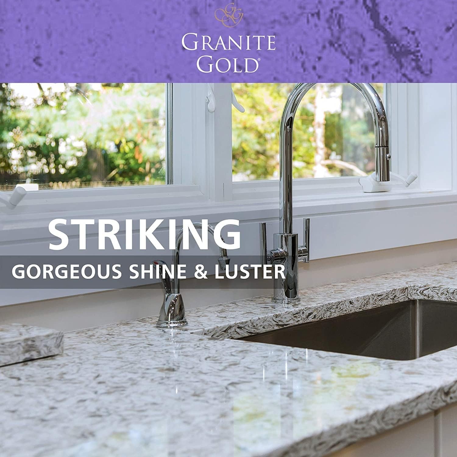 Clean & Shine Spray Granite Marble & Other Natural Stone & Quartz Surfaces 1 x
