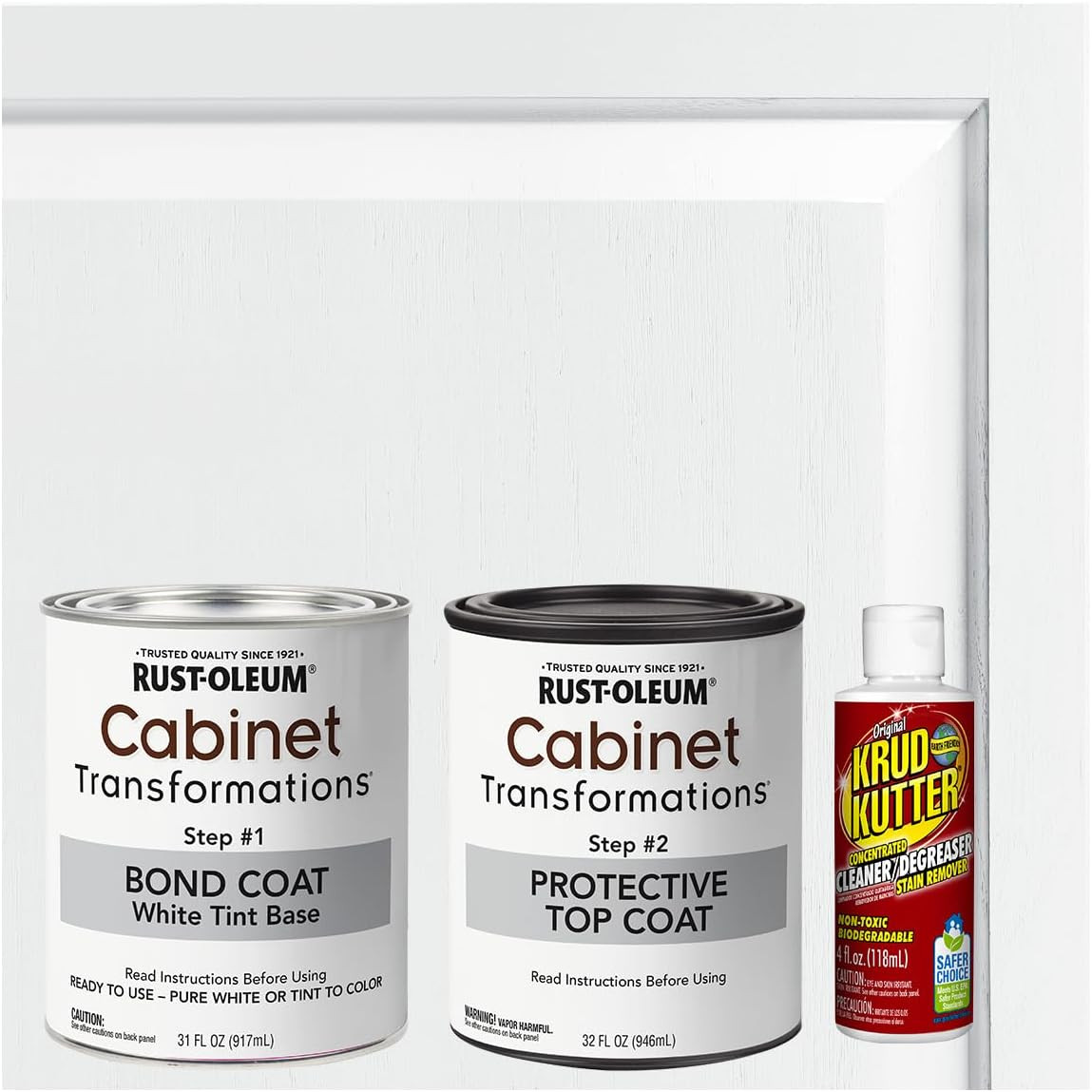 Pure White Cabinet Transformation Kit – 0.50 Gallon for Stunning Makeovers