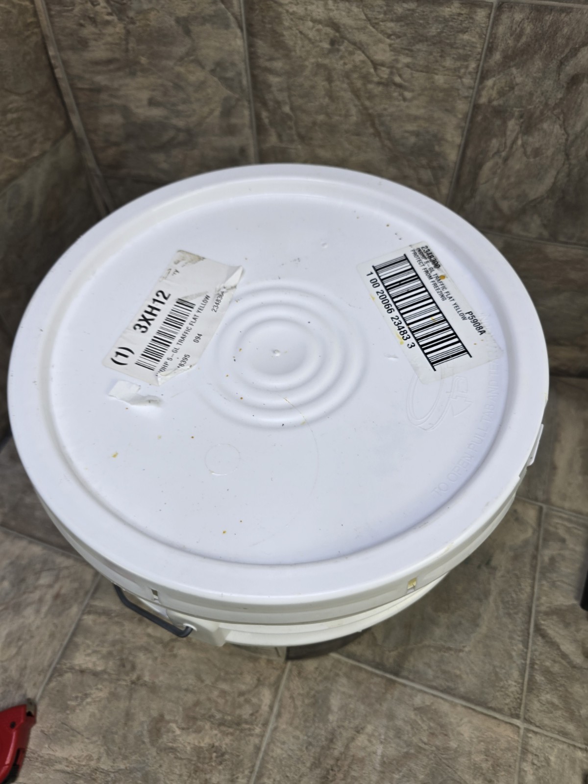 Rust-Oleum 2348300 Traffic Zone Striping Paint, 5 Gal., Yellow, Water -Based