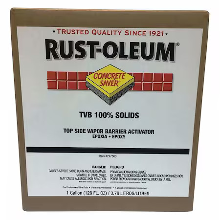 Rust-Oleum 277500 Vapor Barrier Primer, Clear, 2 Gal, Pail