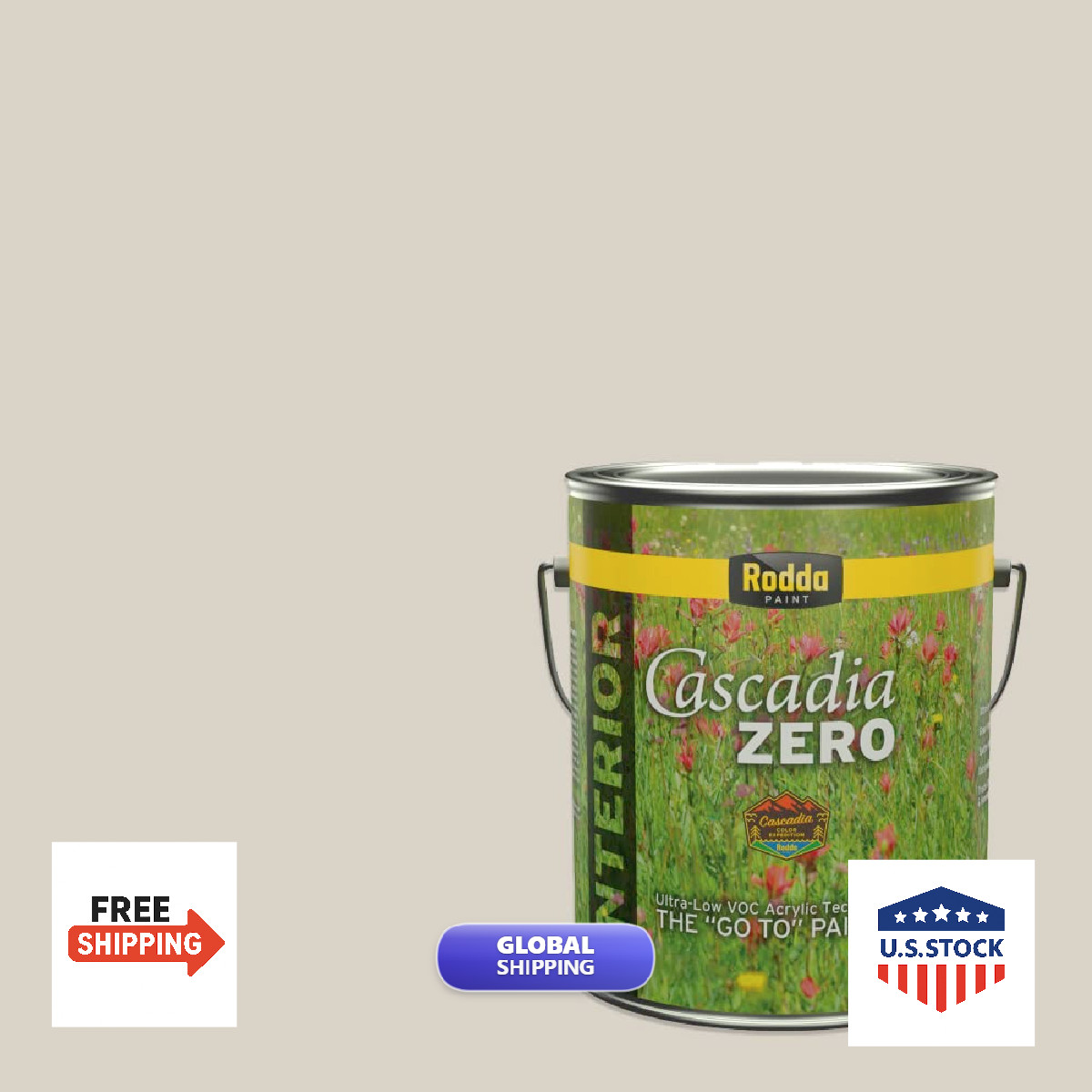 Rodda Paint Rodda Cascadia Zero Interior Semi-Gloss In One 1-Gallon Whale Bone