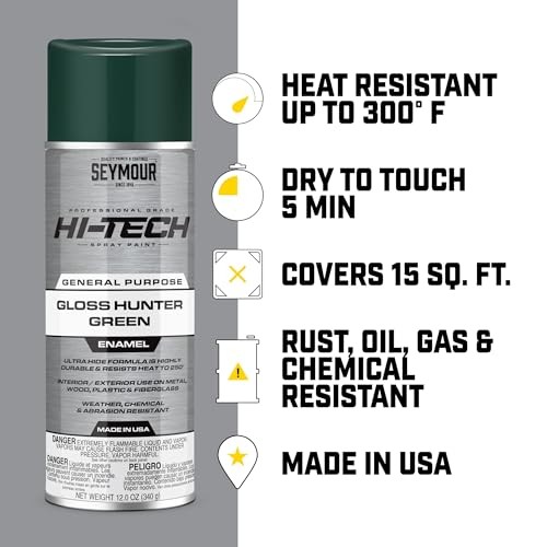 Seymour EN-48 Hi-Tech Engine Spray Paint 12 Ounce (Pack of 1) Chevy Orange