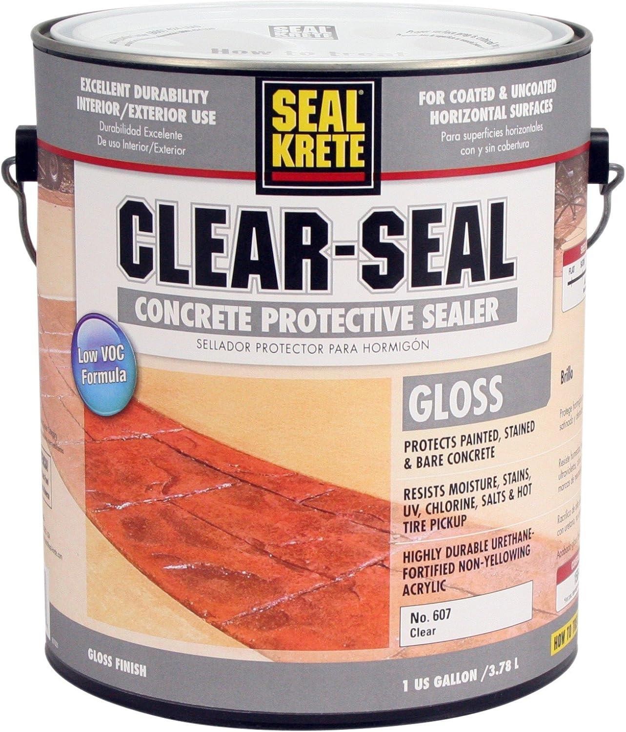 Seal-Krete Clear-Seal, High Gloss, 1 Gallon – 607001