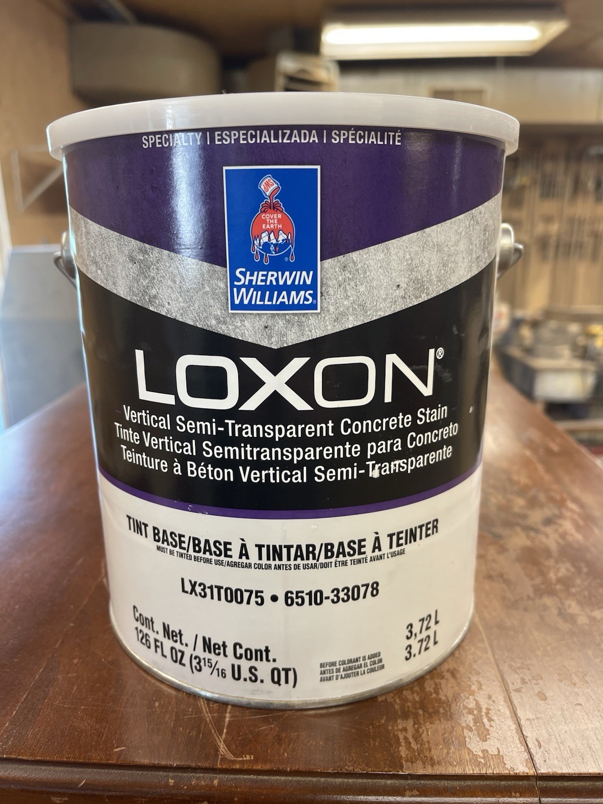 Sherwin Williams Loxon Vertical Semi Transparent Concrete Stain/Tint Base/Gallon