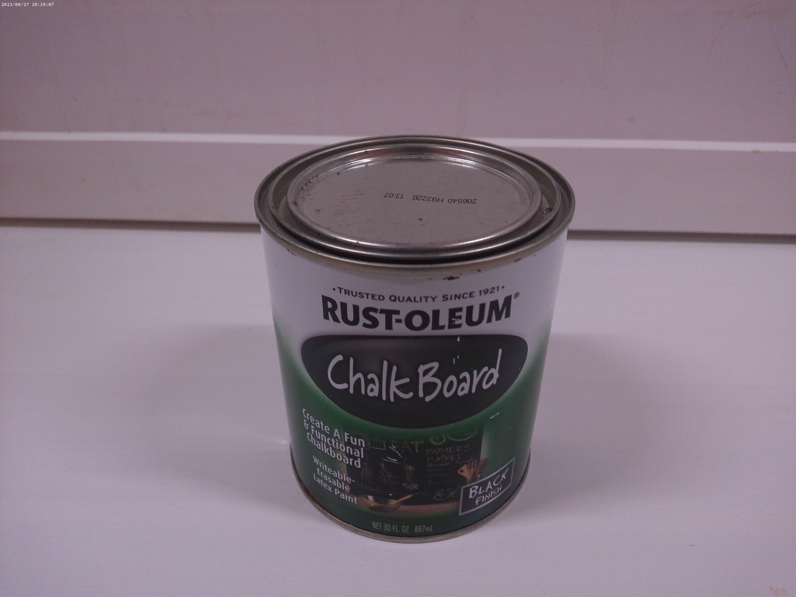 Rust-Oleum Specialty Paint 206540 Chalkboard Brush-On, Black, 30 Fl Oz (1 PACK)