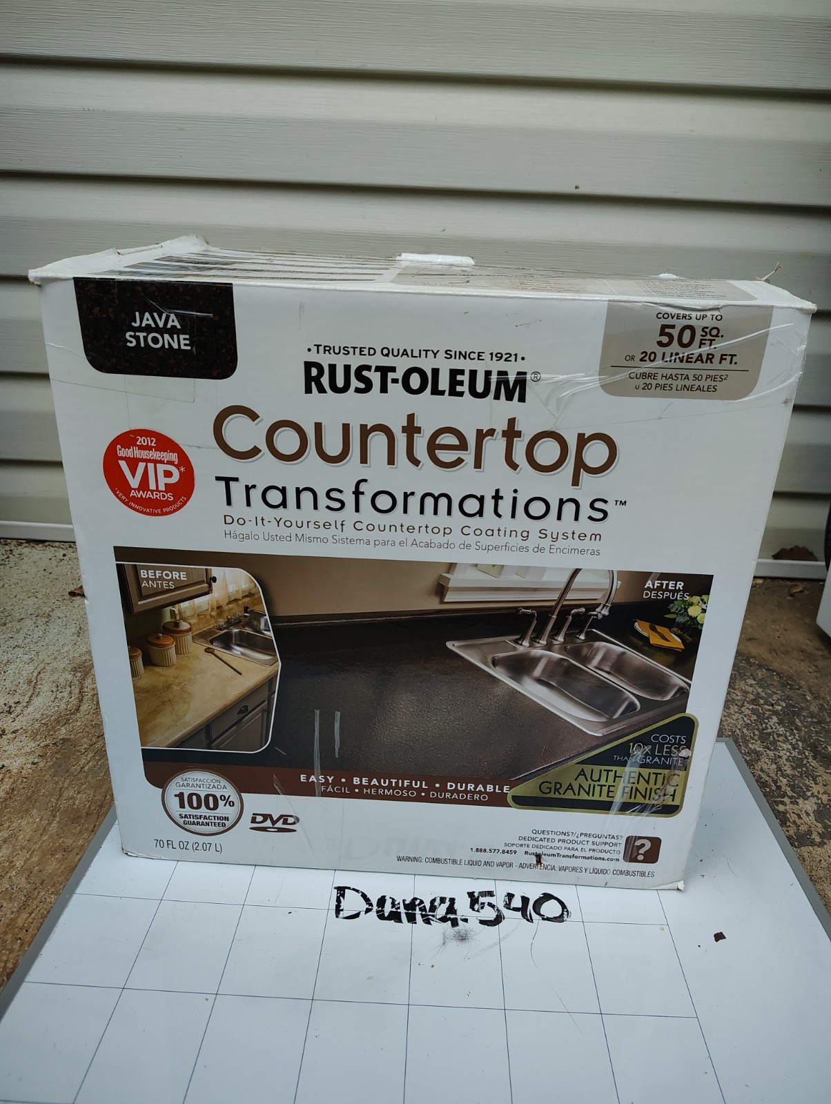 RustOleum 258283 Countertop Transformations Java Stone 70 oz. Kit