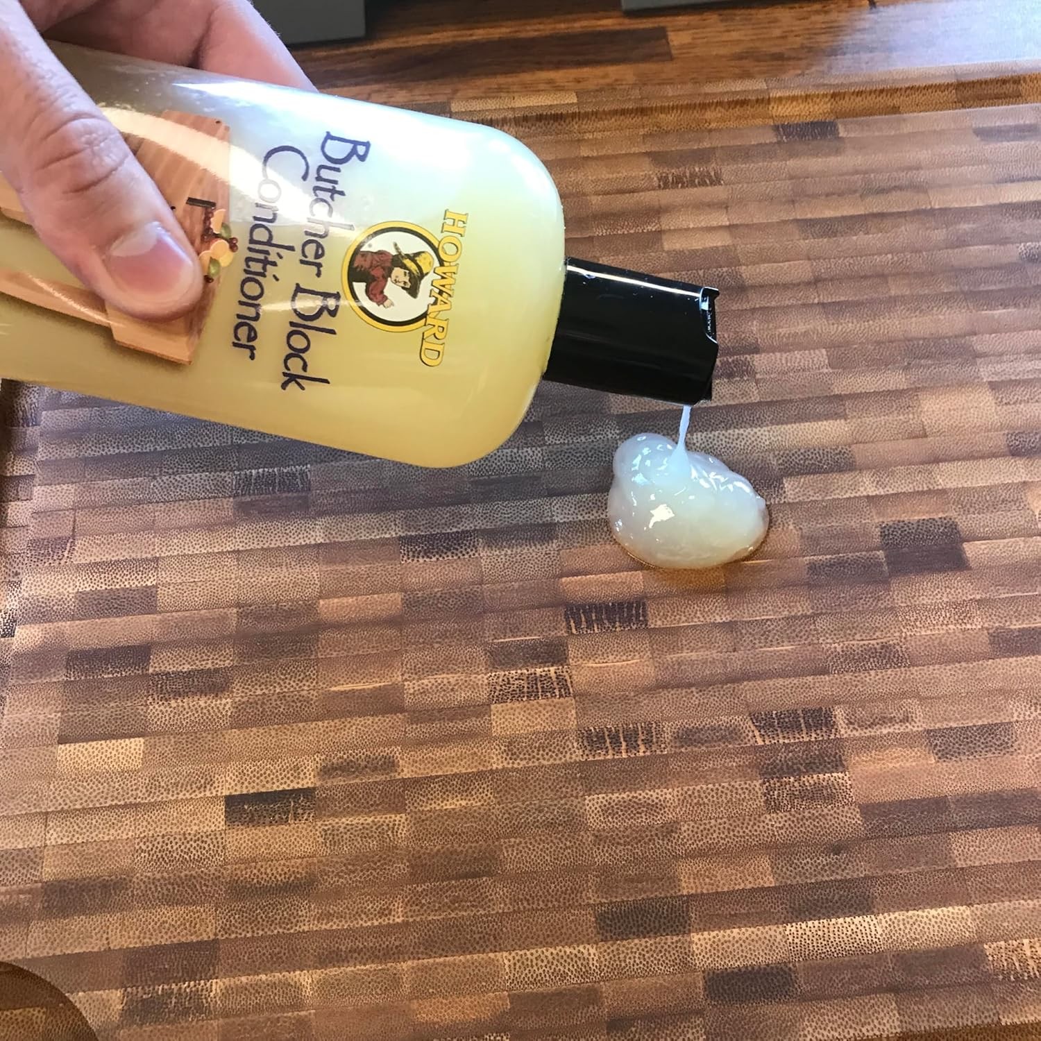 Howard Products Butcher Block Conditioner and Food Grade Mineral Oil for…