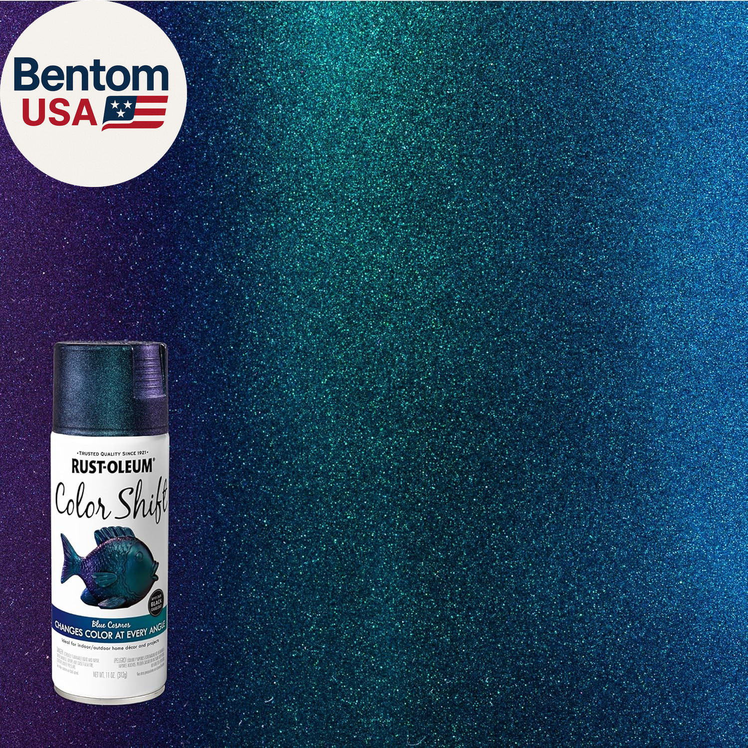 Rustoleum Color Shift Spray Paint, 11 Ounce, Cosmos Blue