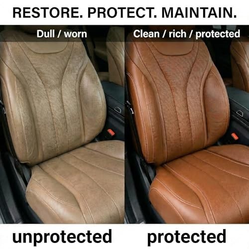 Ceramic Leather & Interior Coating Kit – Protect Car Seats, Vinyl, Plastics &