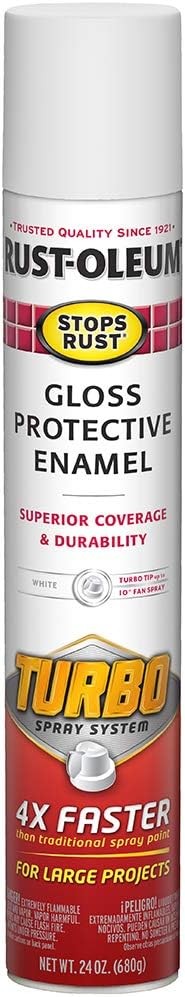 Rust-Oleum 393378 Stops Rust Turbo Spray Paint, 24 Oz