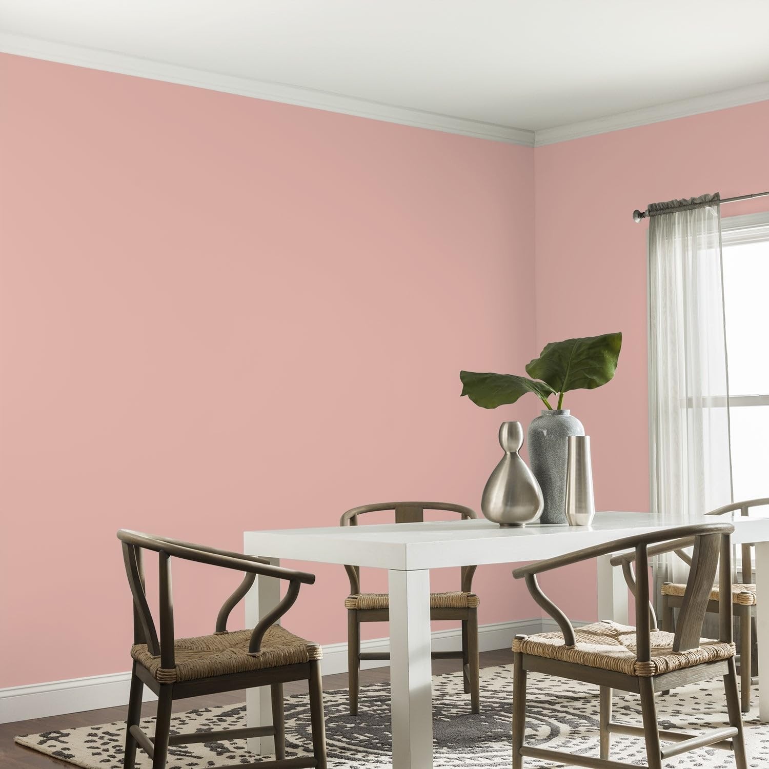 Glidden Total Interior Wall Paint Premiumr All-In-One Mesa Pink/Pink Eggshell 1