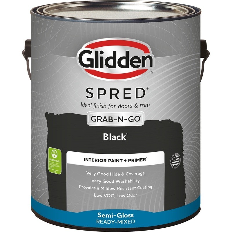 Interior Semi-Gloss Paint W/ Primer Low Odor Washable Zero VOC 1 Gallon New