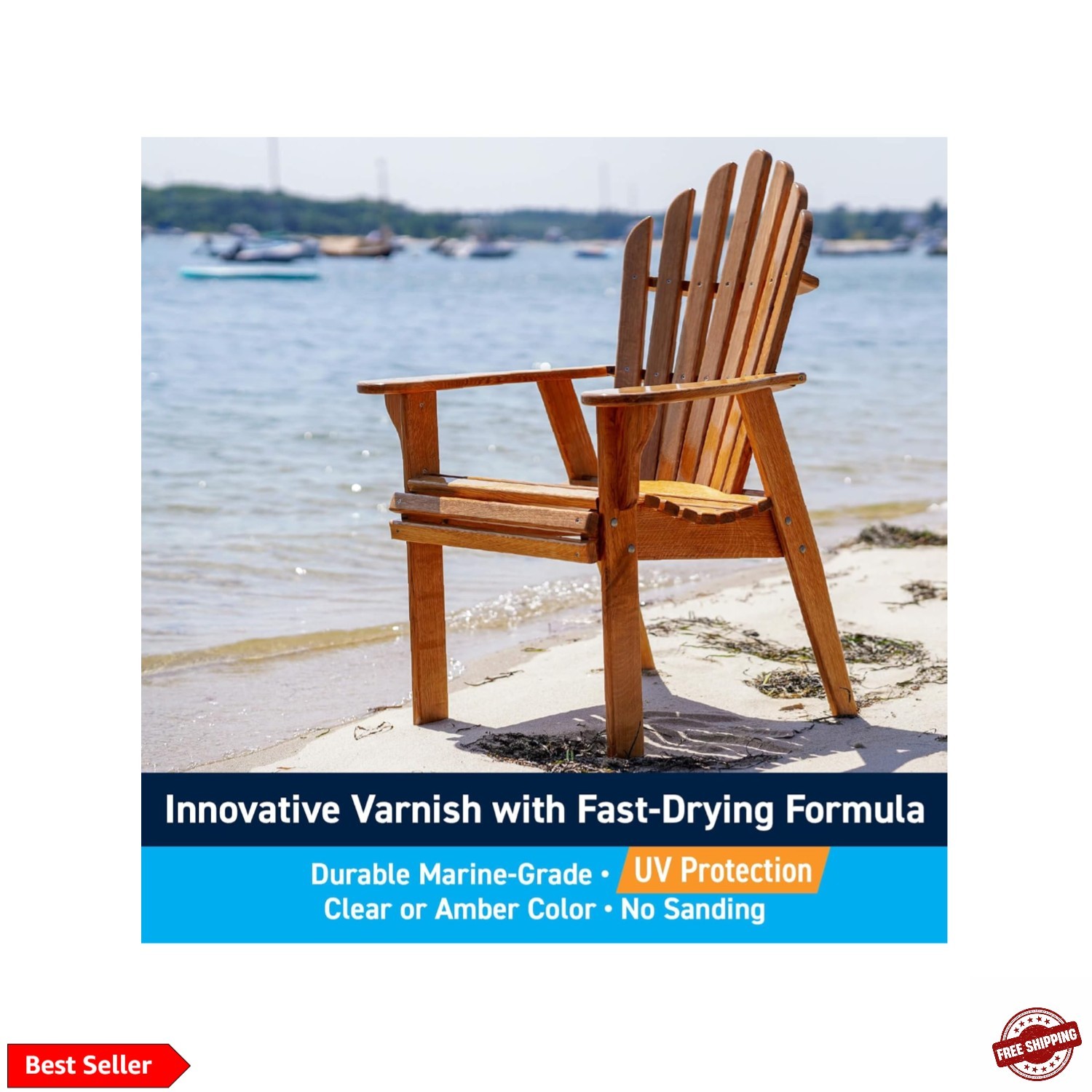 Halcyon Water-Based Marine Varnish | Fast-Drying Polyurethane Wood Finish for…