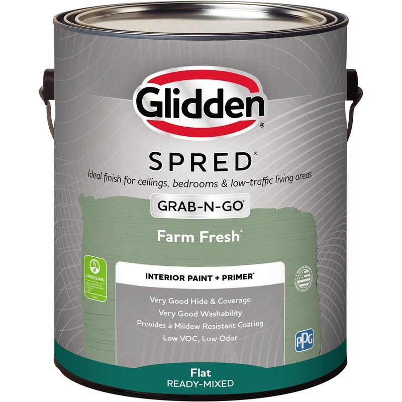 Interior Latex Paint Primer Low Odor Washable Mildew Resistant Low VOC 400 sq ft