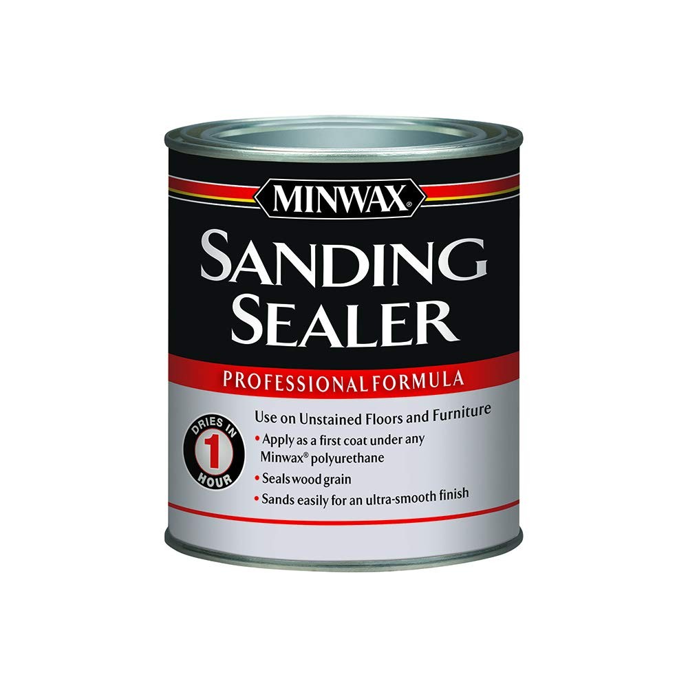 Minwax Professional Formula Sanding Sealer Clear Quick Dry Wood Finish Quart
