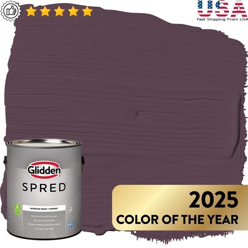 Interior Paint Low Odor Washable Quick Dry Stain Resistant Mildew Resistant New