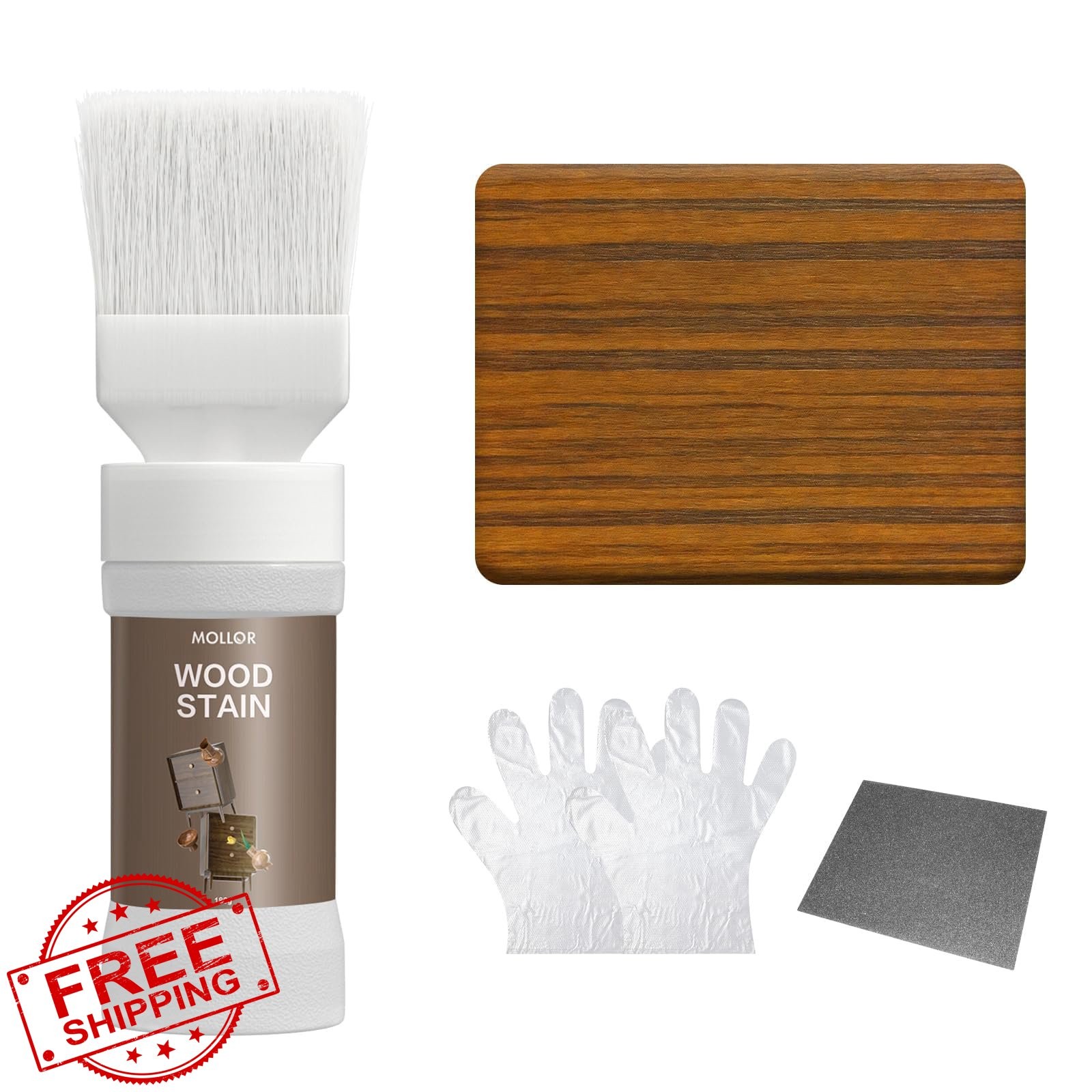 MOLLOR Teak Wood Stain Sealer 1 Pack 150g